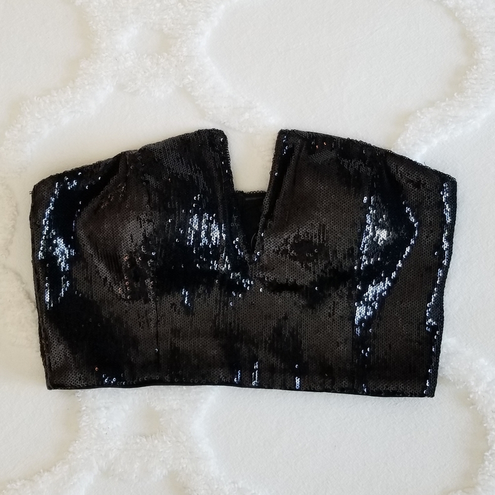 Forever 21 Sequin Crop Top